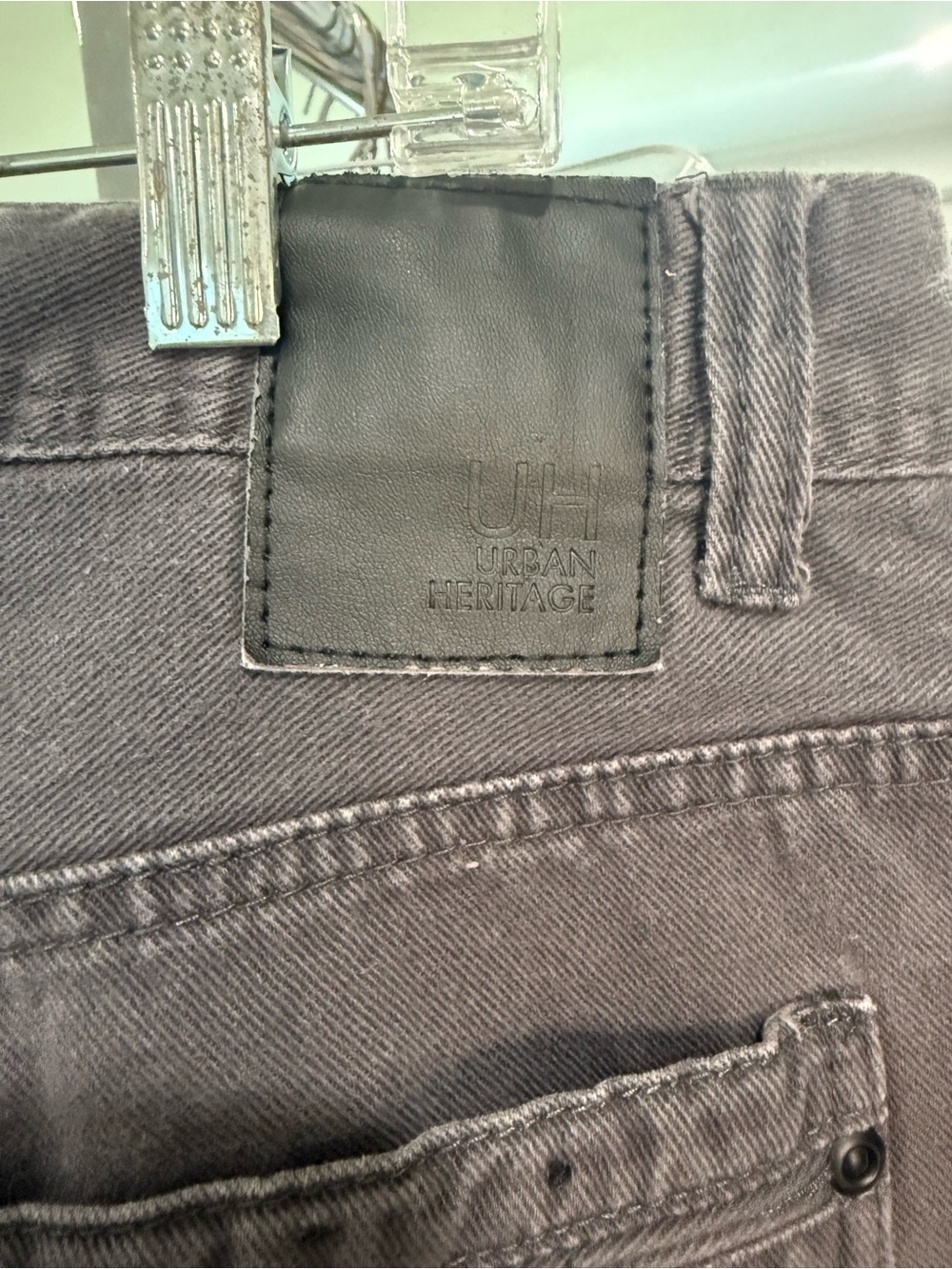 Urban Heritage Men’s Gray Bootcut Jeans 32x32 Classic 5-Pocket Denim - Picture 5 of 6